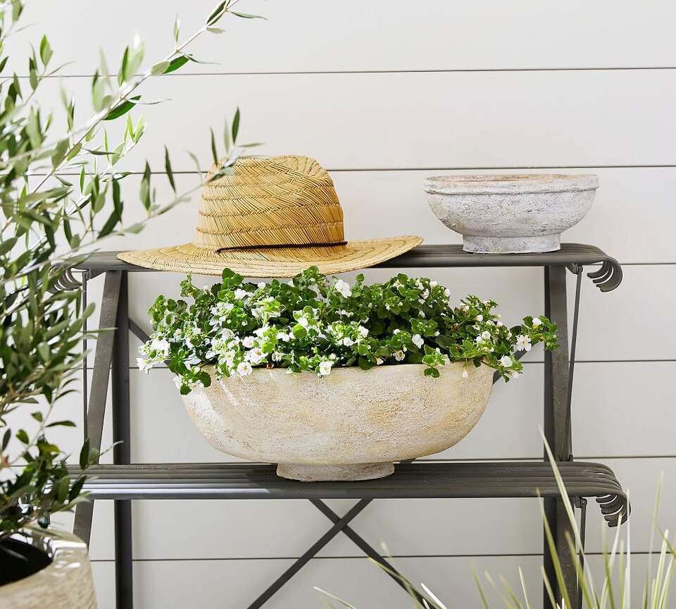 Artisan Handpainted Earthenware Indoor Planters Pottery Barn Australia